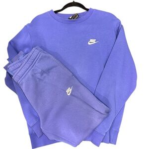 Nike Lavender Sweatshirt and Joggers